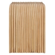 Eve Curved Natural Rattan Side Table in Natural