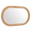 Corsica Oval Rattan Wall Mirror in Natural