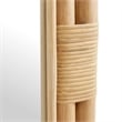 Corsica Oval Rattan Wall Mirror in Natural