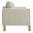 Hawken Boucle Fabric Sofa in Parchment Beech