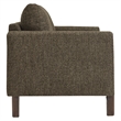 Hawken Boucle Fabric Loveseat in Antique Espresso