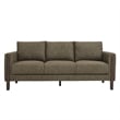 Hawken Boucle Fabric Sofa in Antique Espresso