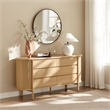 Cadence 6-Drawer Curved Dresser in Oak