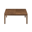 Modway Alba 7-Piece Extentable Dining Set in Walnut/Taupe