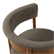Clea Set Of 2 Curved Upholstered Dining Chairs
