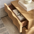 Isola 2 Drawer Nightstand in Light Oak Walnut