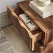 Isola 2 Drawer Nightstand in Walnut