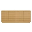 Render 4-Door Fluted Sideboard Cabinet TV Stand in Oak