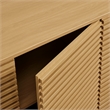 Render 4-Door Fluted Sideboard Cabinet TV Stand in Oak