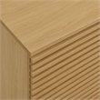 Render 2-Door Fluted Accent Cabinet in Oak