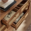 Soma 62 Inch Rattan Console Table in Walnut