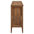Soma 62 Inch Rattan Console Table in Walnut