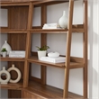 Modway Bixby 3 Piece Corner Bookshelf Set With Wide and Narrow Bookshelves