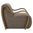 Atrium Lattice Boucle Accent Armchair in Earth