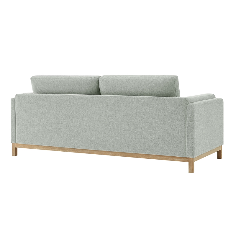 Modway Roscoe 81 inch Fabric Sofa in Gray