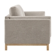 Modway Roscoe 81 inch Fabric Sofa in Gray