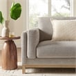 Modway Roscoe 81 inch Fabric Sofa in Gray