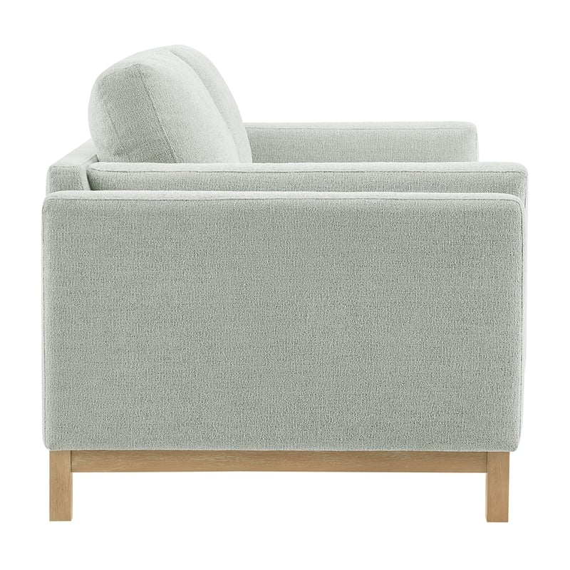 Modway Roscoe 63 inch Fabric Loveseat in Gray