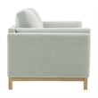 Modway Roscoe 63 inch Fabric Loveseat in Gray