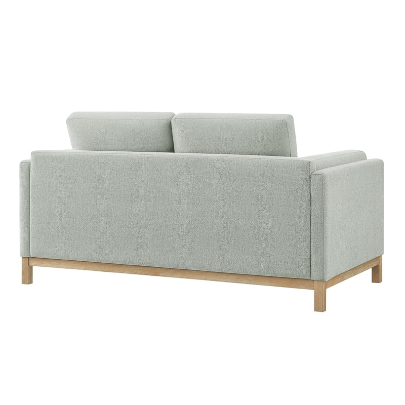 Modway Roscoe 63 inch Fabric Loveseat in Gray