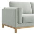 Modway Roscoe 63 inch Fabric Loveseat in Gray
