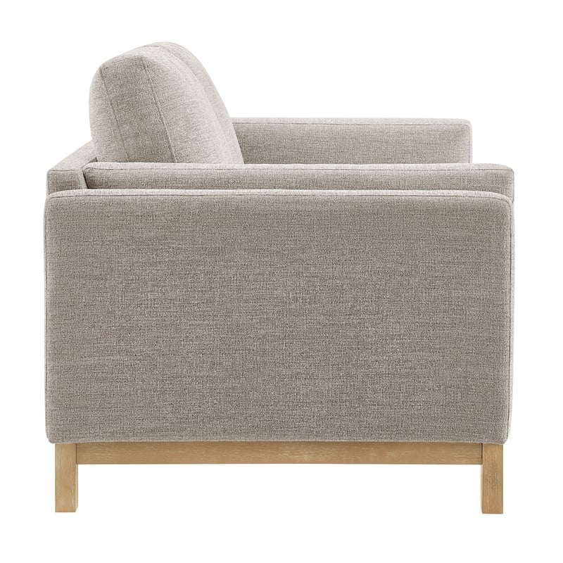 Modway Roscoe 63 inch Fabric Loveseat in Gray