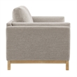 Modway Roscoe 63 inch Fabric Loveseat in Gray