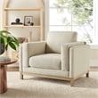 Modway Roscoe Fabric Armchair in White