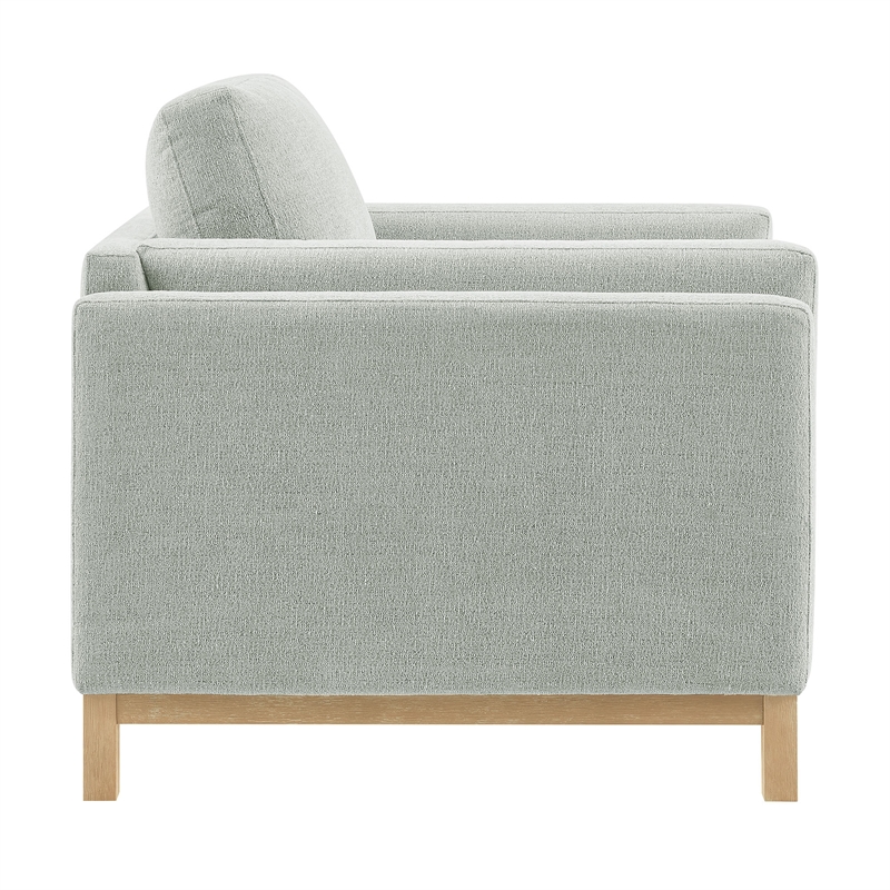 Modway Roscoe Fabric Armchair in Gray