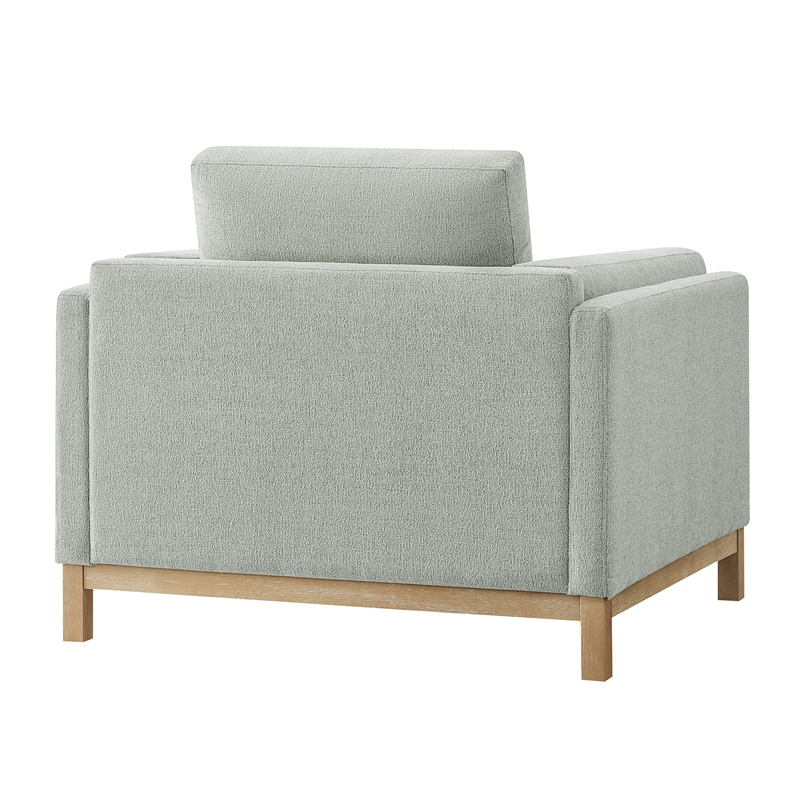 Modway Roscoe Fabric Armchair in Gray