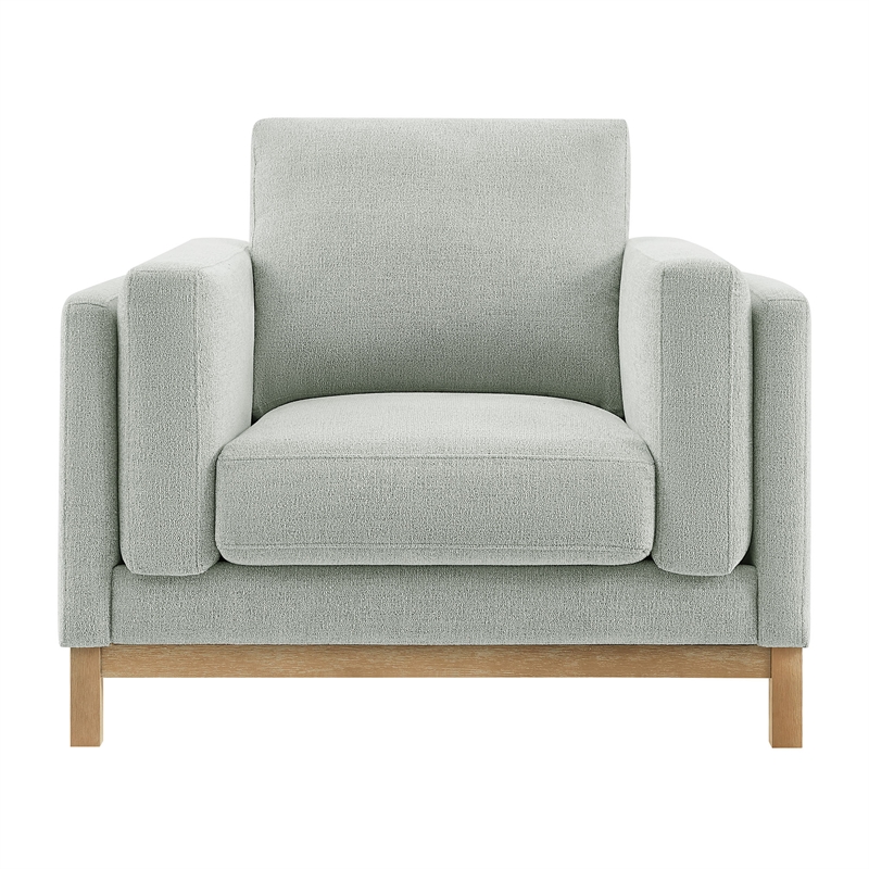 Modway Roscoe Fabric Armchair in Gray
