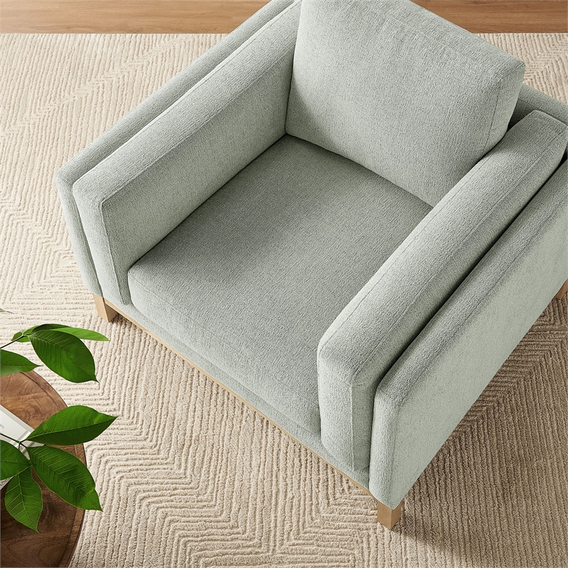 Modway Roscoe Fabric Armchair in Gray