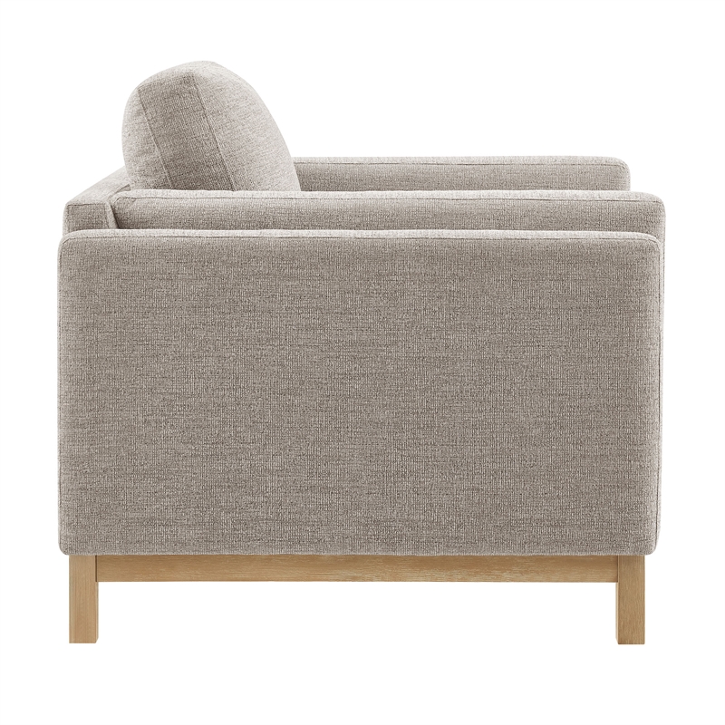 Modway Roscoe Fabric Armchair in Gray