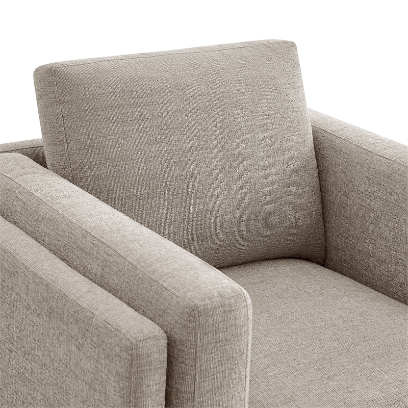 Modway Roscoe Fabric Armchair in Gray