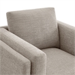 Modway Roscoe Fabric Armchair in Gray