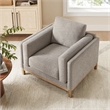 Modway Roscoe Fabric Armchair in Gray