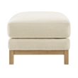 Modway Roscoe Fabric Ottoman in White