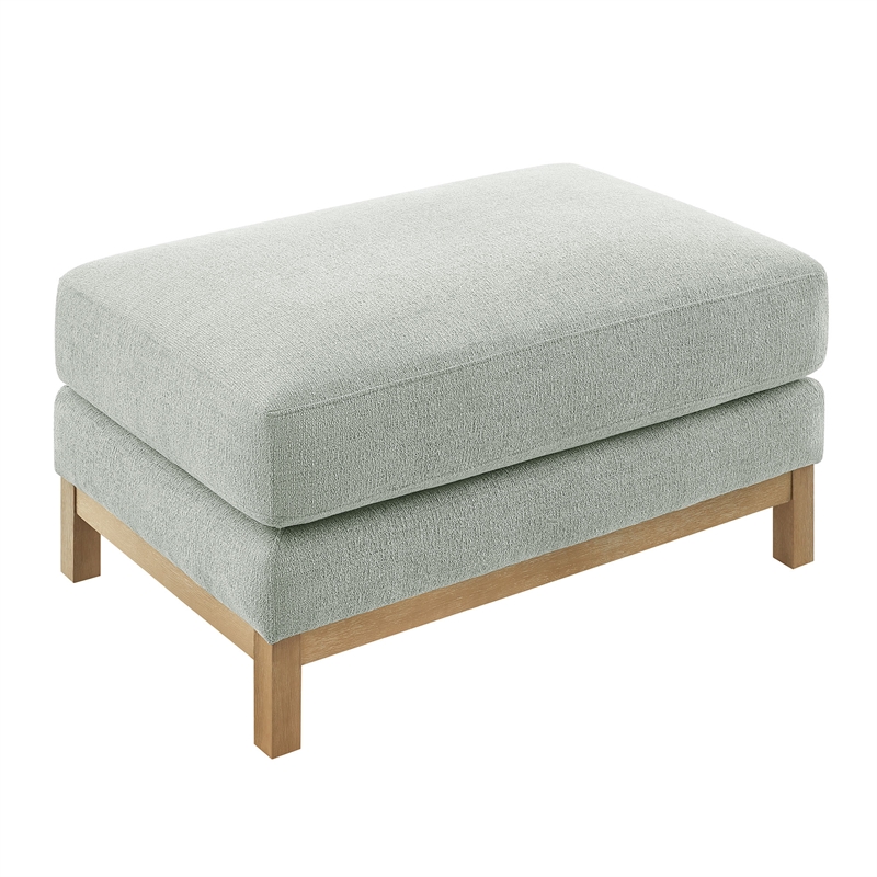 Modway Roscoe Fabric Ottoman in Gray