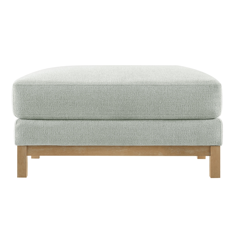 Modway Roscoe Fabric Ottoman in Gray