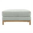Modway Roscoe Fabric Ottoman in Gray