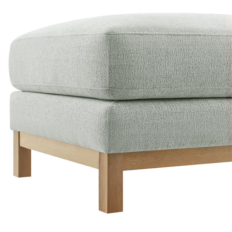 Modway Roscoe Fabric Ottoman in Gray