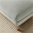 Modway Roscoe Fabric Ottoman in Gray
