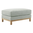 Modway Roscoe Fabric Ottoman in Gray