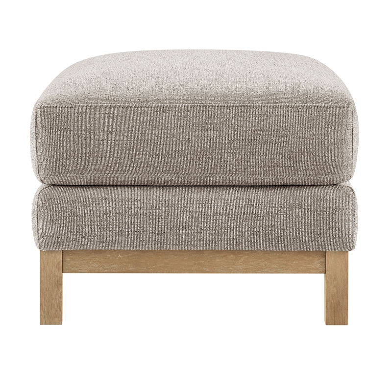 Modway Roscoe Fabric Ottoman in Gray