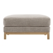 Modway Roscoe Fabric Ottoman in Gray