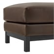 Modway Roscoe Vegan Leather Ottoman in Brown
