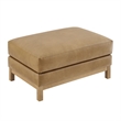 Modway Roscoe Vegan Leather Ottoman in Brown