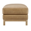 Modway Roscoe Vegan Leather Ottoman in Brown