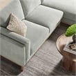 Modway Roscoe Right-Facing Fabric Sectional Sofa with Chaise in Gray