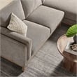 Modway Roscoe Right-Facing Fabric Sectional Sofa with Chaise in Gray